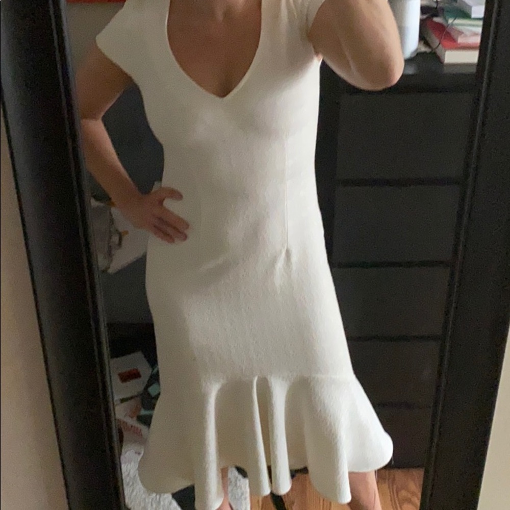 Megshop stunning handmade dress white/cream